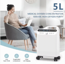 MICiTECH 5L QUIET PORTABLE OXYGEN CONCENTRATOR